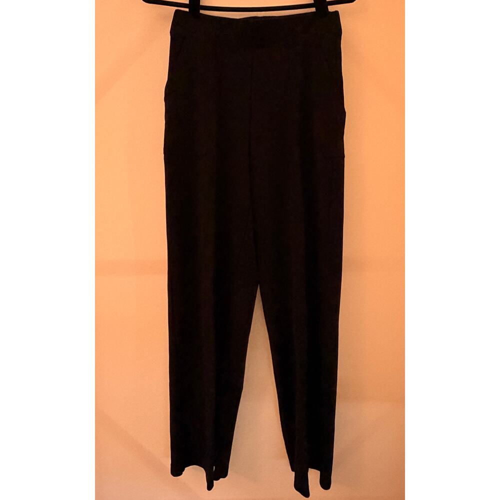 Max Studio Woman's London High-Waisted Easy Wide-Leg Ponte Pants Size Small